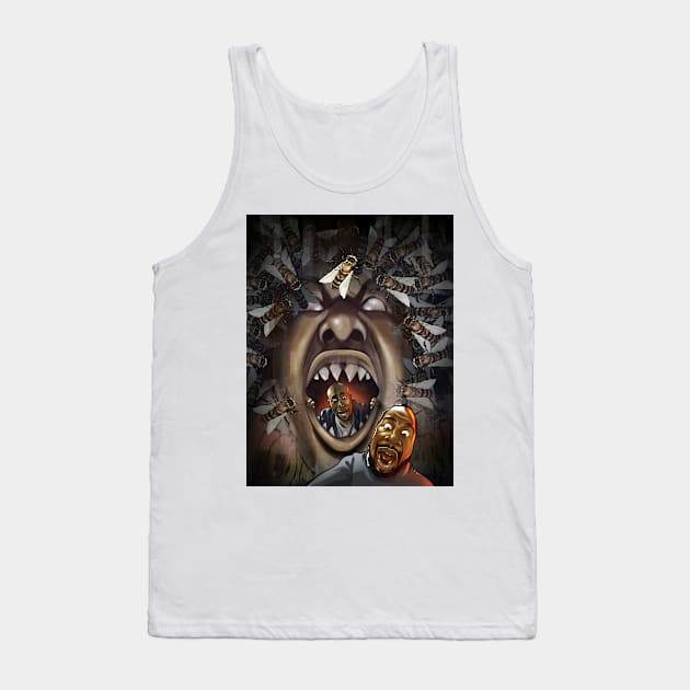 Feeding the baby with ya finger! Tank Top by Medium Popcorn